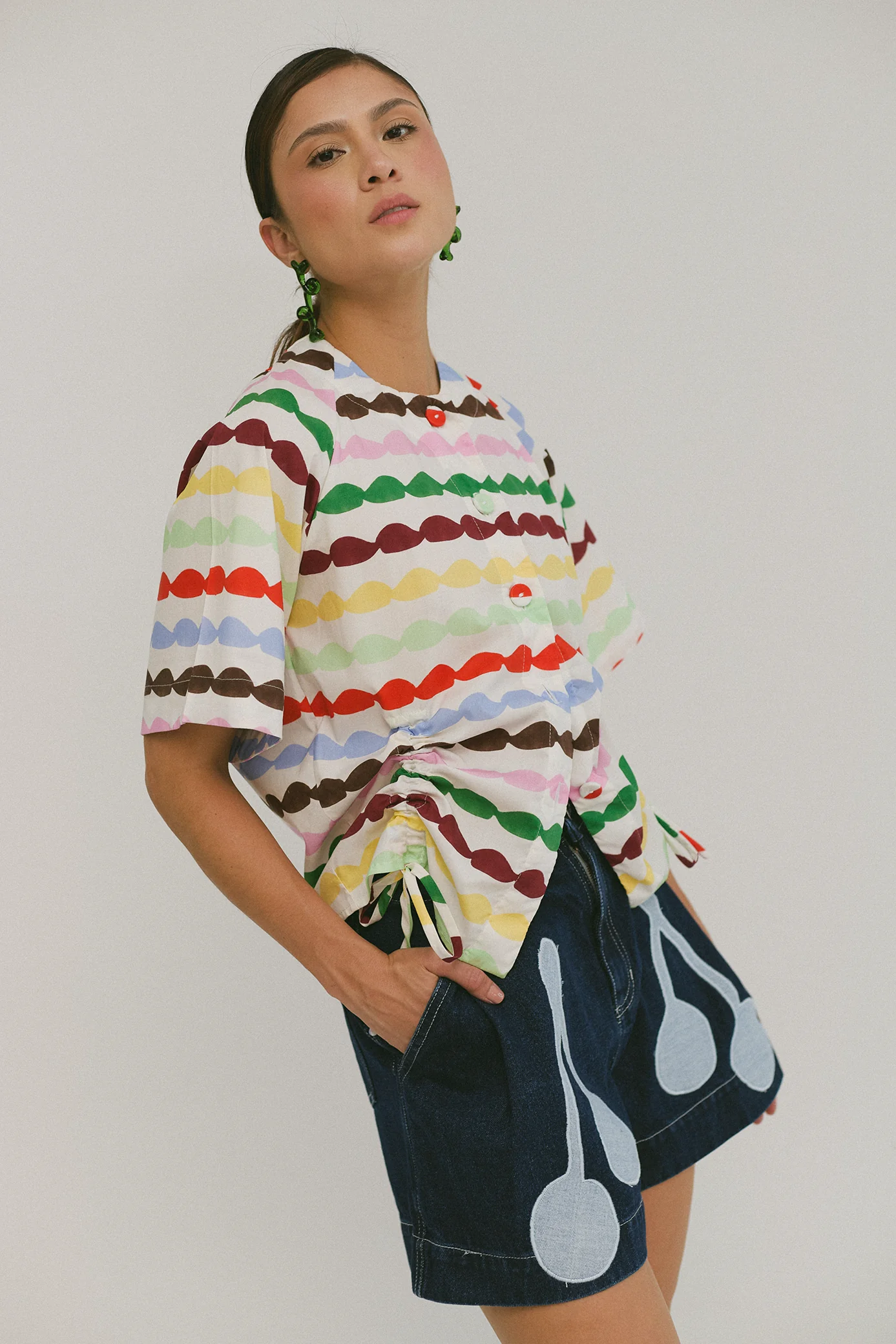 Rainbow Guirnalda Top